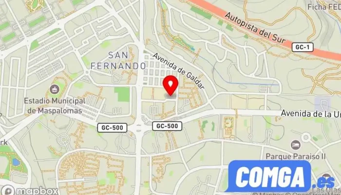 mapa de Quevedo - Cerrajero 24h en Maspalomas Cerrajero, Zapatero en San Fernando de