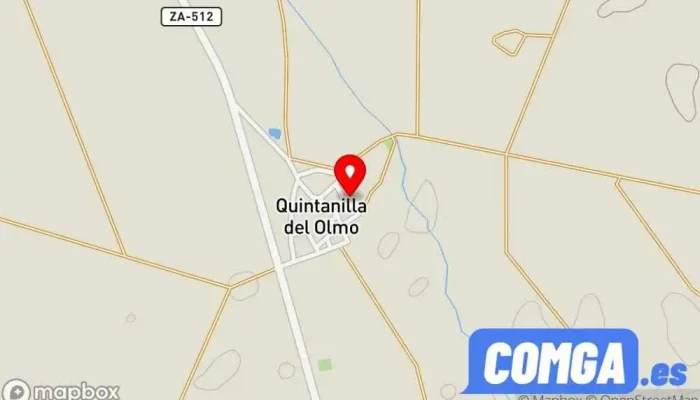 mapa de Quintanilla del Olmo  en Quintanilla del Olmo
