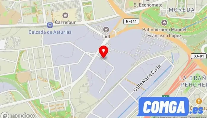 mapa de Raba Cierres Eléctricos, S.A. Cerrajero en Gijón