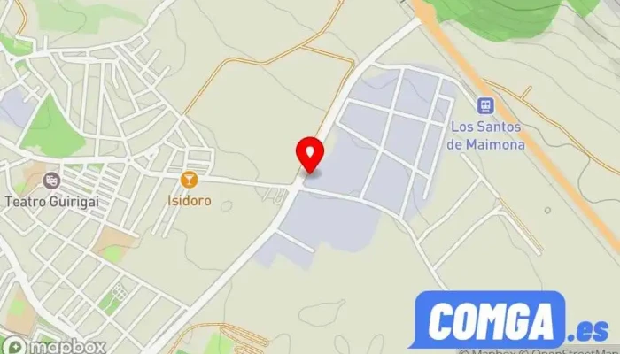 mapa de RABLAME S.L. Cerrajero, Fábrica de maquinaria agrícola, Agencia de alquiler de equipos, Empresa de suministros industriales en Badajoz