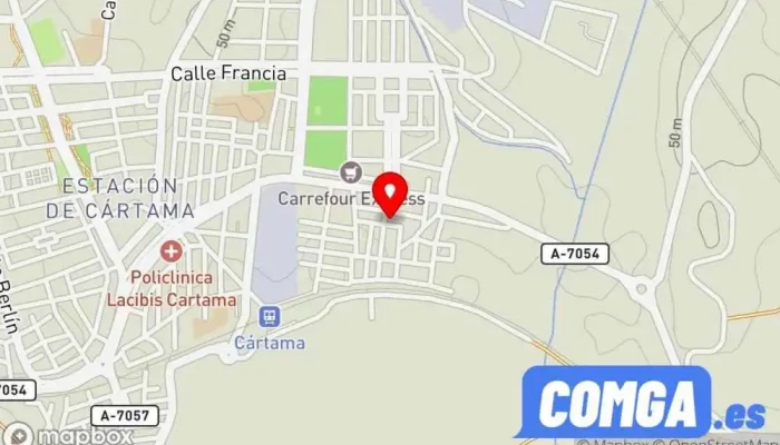 mapa de Rafa Bravo Cerrajero en Estación de Cártama
