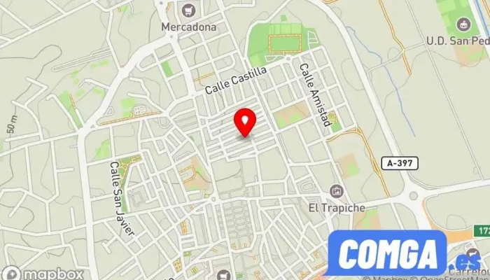 mapa de Rafael Aranda Bors Perito Judicial Cerrajero Cerrajero en San Pedro Alcántara