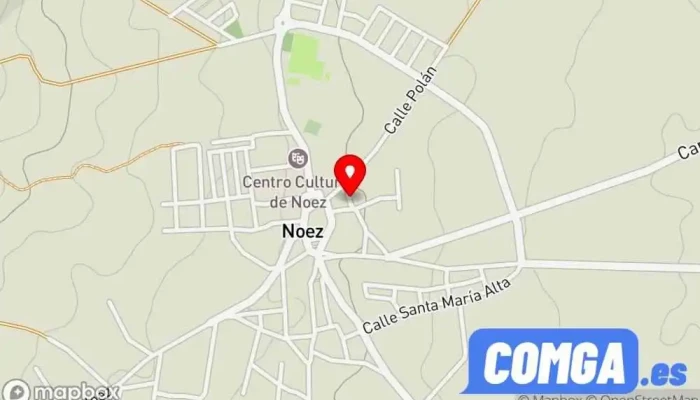 mapa de Ramón Rojo Gamero Cerrajero en Noez