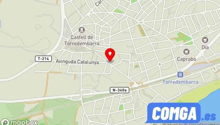 mapa de RAPID MULTISERVEI TORRE Cerrajero en Torredembarra