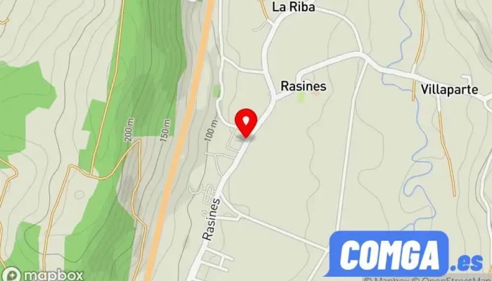 mapa de Rasines  en Rasines
