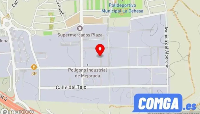 mapa de Raysa Cerrajero en Mejorada del Campo