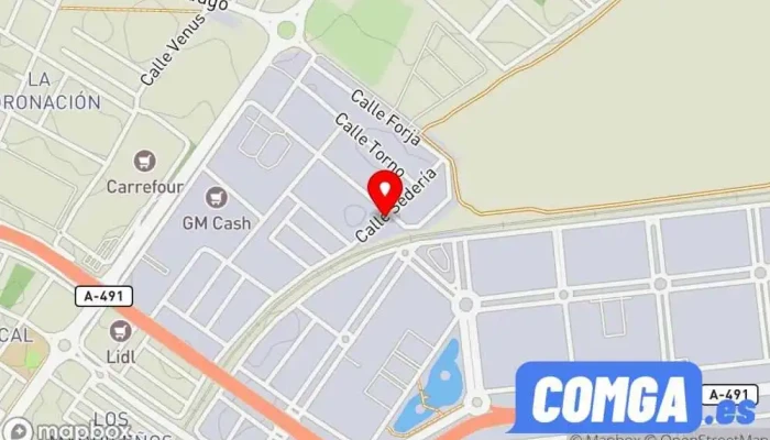 mapa de Recio Cerrajeria Cerrajero en El Puerto de Sta María