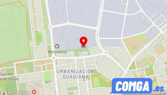mapa de Remock (Grupo Gescasi, S.L.) Cerrajero, Servicio de seguridad en Badajoz