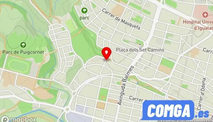 mapa de Repara tu ventana Cerrajero, Ventana de aluminio en Igualada