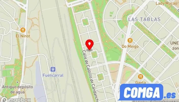 mapa de Reparación de Calzado y Duplicado de Llaves y Mandos Las Tablas Sanchinarro Madrid Don Juan Zapatero, Servicio de duplicación de llaves, Cerrajero, Servicio de afilado, Comercio en Madrid