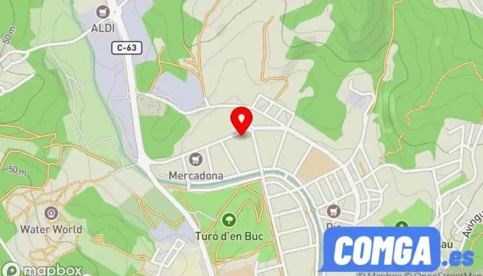 mapa de Rigau Lloret - serrallers i especialistes en seguretat Cerrajero en Lloret de Mar
