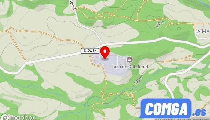 mapa de Rivisa Cerrajero en Sta. Margarita de Montbui