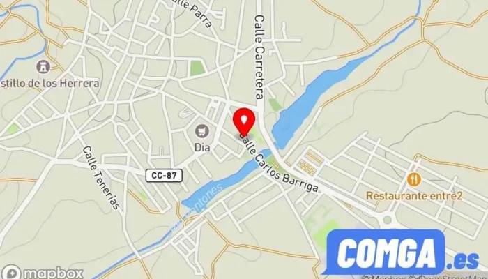 mapa de Rodriguez C.B Cerrajeria Y Forja Cerrajero en Arroyo de la Luz
