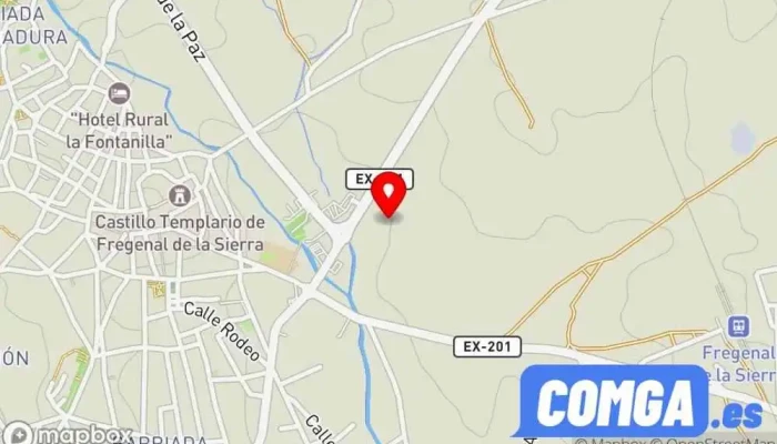 mapa de Rodríguez Marín E Hijos S L Cerrajero en Fregenal de la Sierra