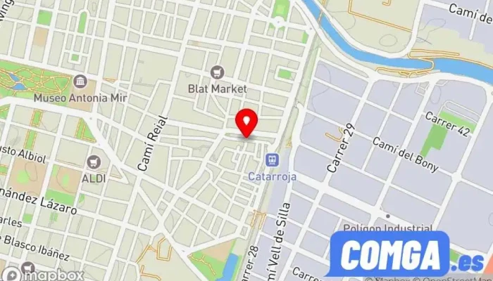 mapa de Saam Cerrajero en Catarroja