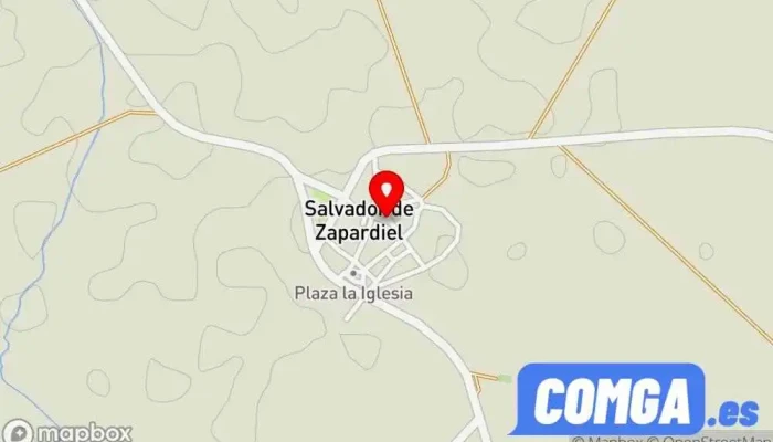 mapa de Salvador de Zapardiel  en Salvador de Zapardiel
