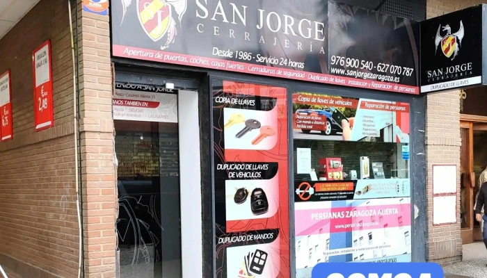 San Jorge Cerrajería -  Llaves De Coche Persianas Exterior - Zaragoza
