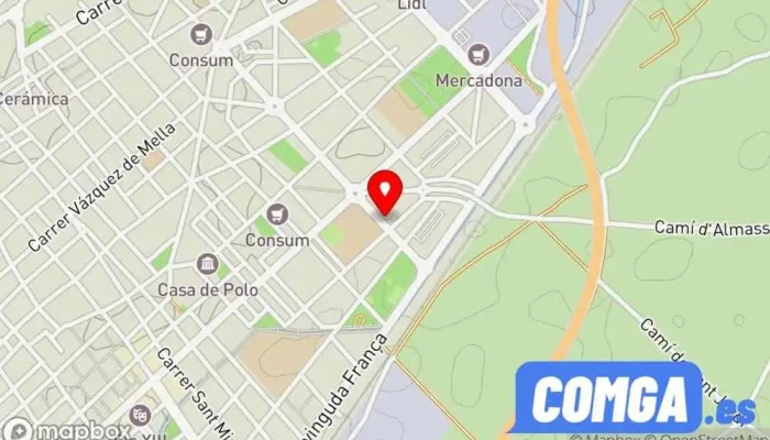 mapa de Segurfort Cerrajero en Villarreal