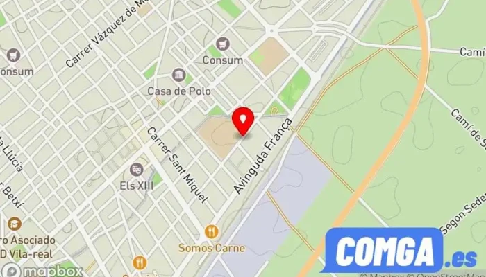 mapa de Segurfort Cerrajero en Villarreal