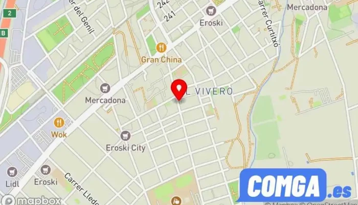 mapa de Seguridad López Oliver Cerrajero en Palma
