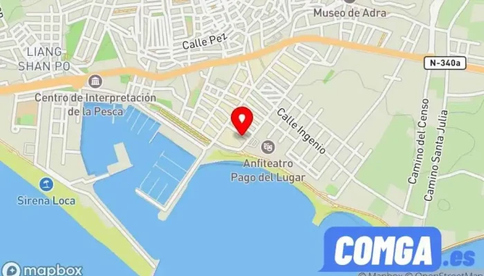 mapa de Sergio Cerrajero Cerrajero en Adra