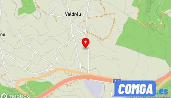 mapa de Sergio cerrajería y soldadura Carpintería metálica y de aluminio en Valdredo