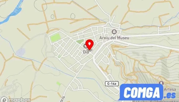 mapa de Serraller Artesa de Segre Cerrajero en Artesa de Segre
