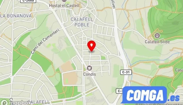 mapa de Serralleria Urme Cerrajero en Calafell