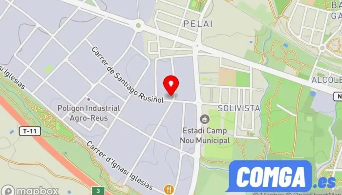 mapa de Serrallería Reus S. L. Cerrajero en Reus