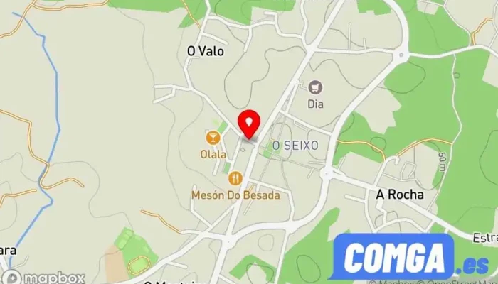 mapa de Servi Seixo Cerrajero en Tomiño