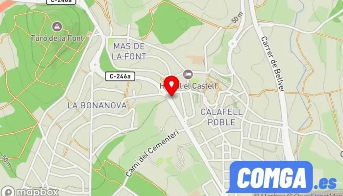 mapa de Serviclau - Cerrajeros Cerrajero en Calafell