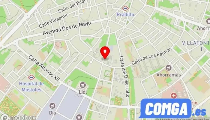 mapa de Solyseg | Puertas Acorazadas Cabma Corner Móstoles Cerrajero en Móstoles