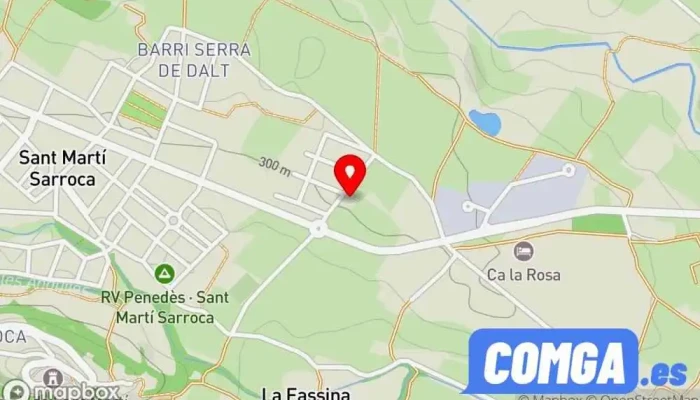 mapa de Taller Anper (Pere Tort) Cerrajero en Sant Martí Sarroca