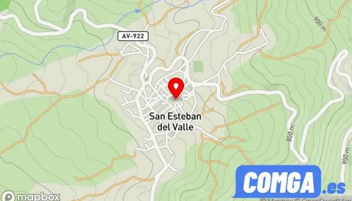 mapa de Taller de Cerrajería Lino Matín Cerrajero en San Esteban del Valle
