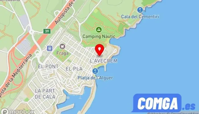 mapa de Taller De Serralleria Fatsini Cerrajero en L'Ametlla de Mar