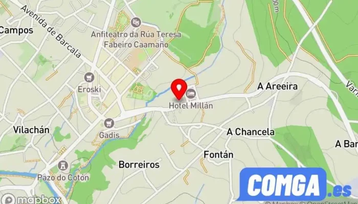 mapa de Talleres Manysan Cerrajero en Negreira