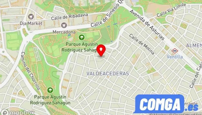 mapa de Talleres Merino Hermanos S.L Cerrajero en Madrid