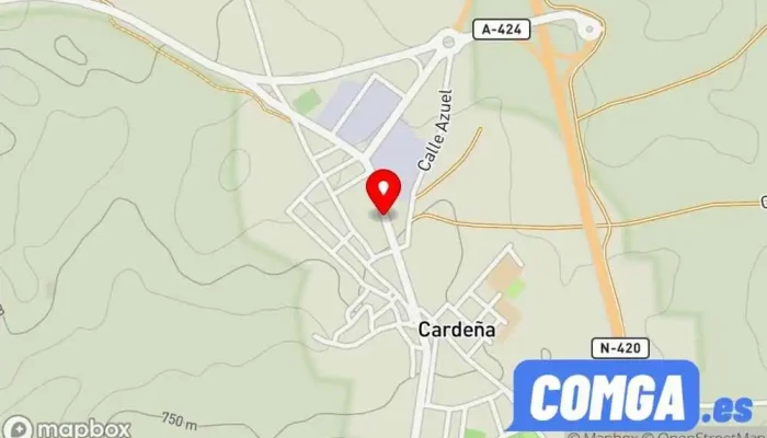 mapa de Talleres Metálicos Sanfer Cerrajero en Cardeña