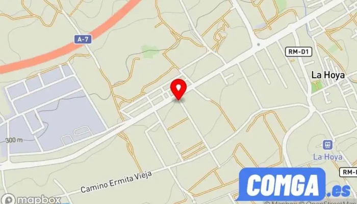 mapa de Talleres Pividal Costa - Cerrajería y Soldaduras Cerrajero en La Hoya
