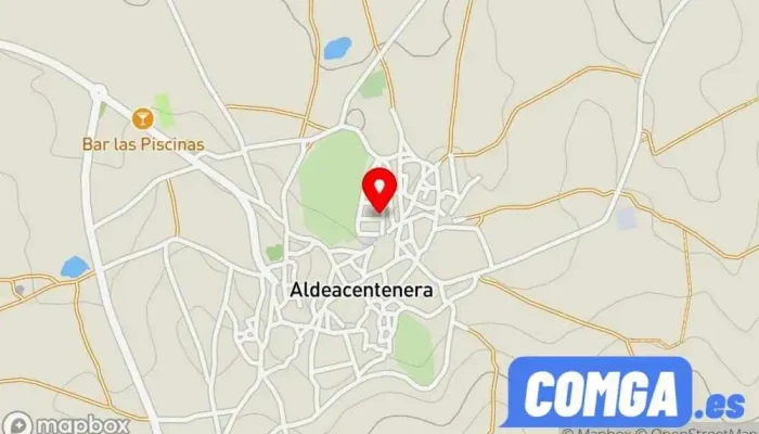 mapa de Talleres Sánchez Cerrajero en Aldeacentenera