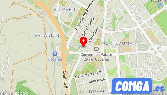 mapa de Talleres Viera Cerrajero en Cáceres