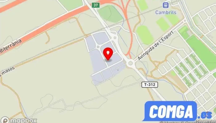 mapa de Tallers Masdeu Cerrajero en Cambrils
