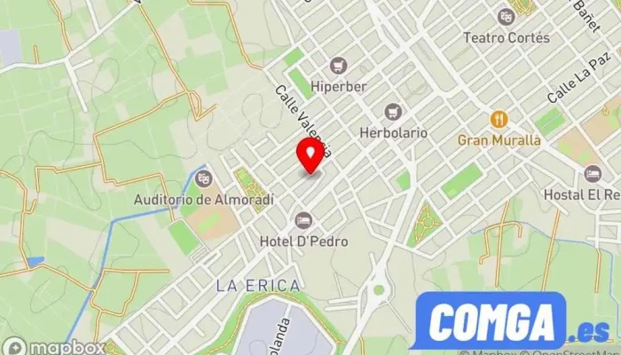 mapa de Tecnillave Servicio de duplicación de llaves en Almoradí