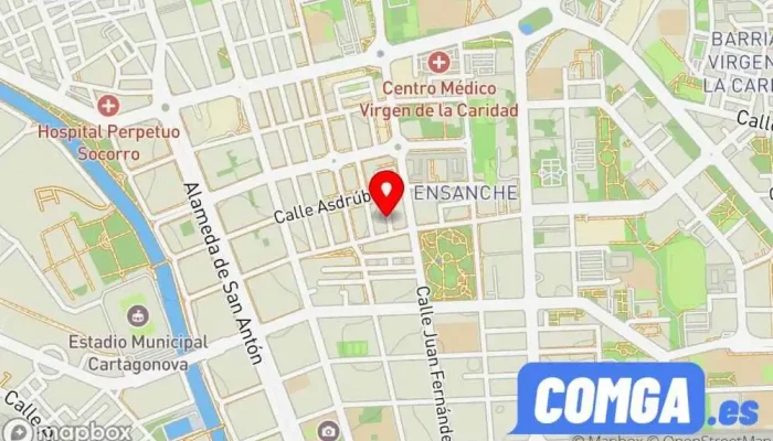mapa de TEC.SEURCE CERRAJEROS Cerrajero en Cartagena