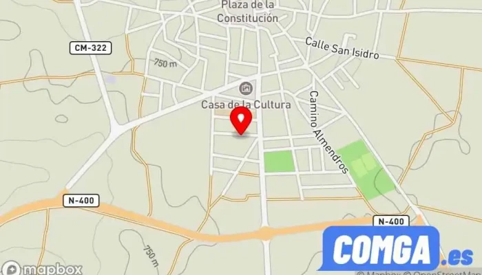 mapa de Teodoro Escobar Cerrajeria Cerrajero en Villarrubia de Santiago