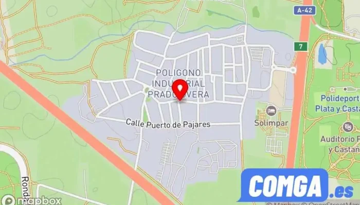 mapa de Th Galicia Cerrajero en Leganés