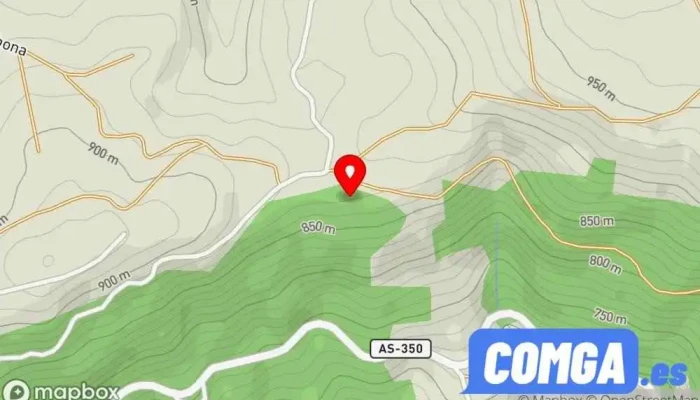 mapa de Tineo  en Tineo