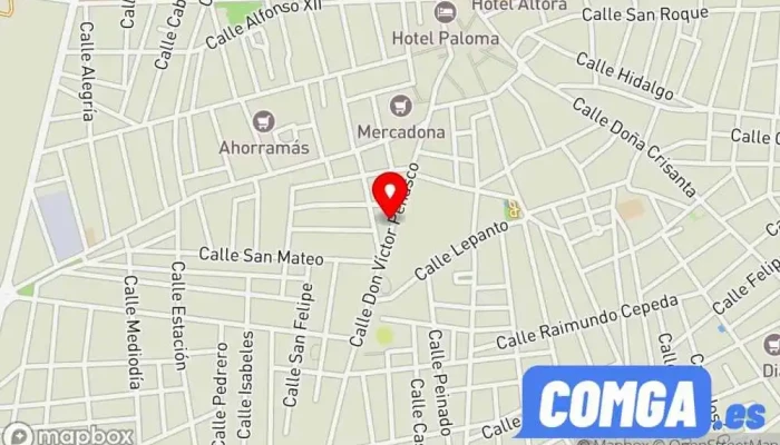 mapa de Tomellaves Cerrajero en Tomelloso