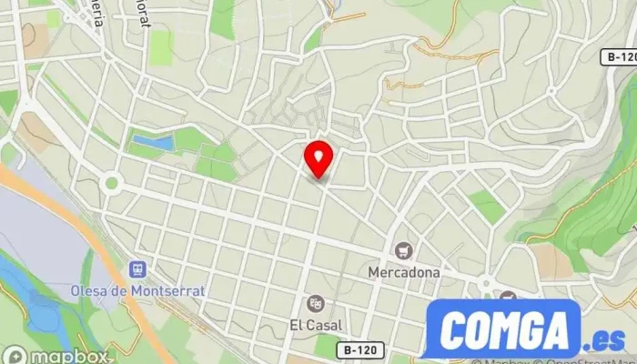 mapa de Tot Claus Cerrajero en Olesa de Montserrat