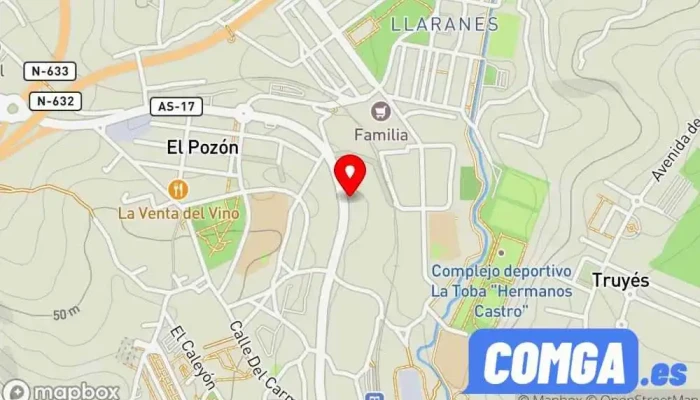 mapa de Tu Cerrajero Avilés Cerrajero en Avilés